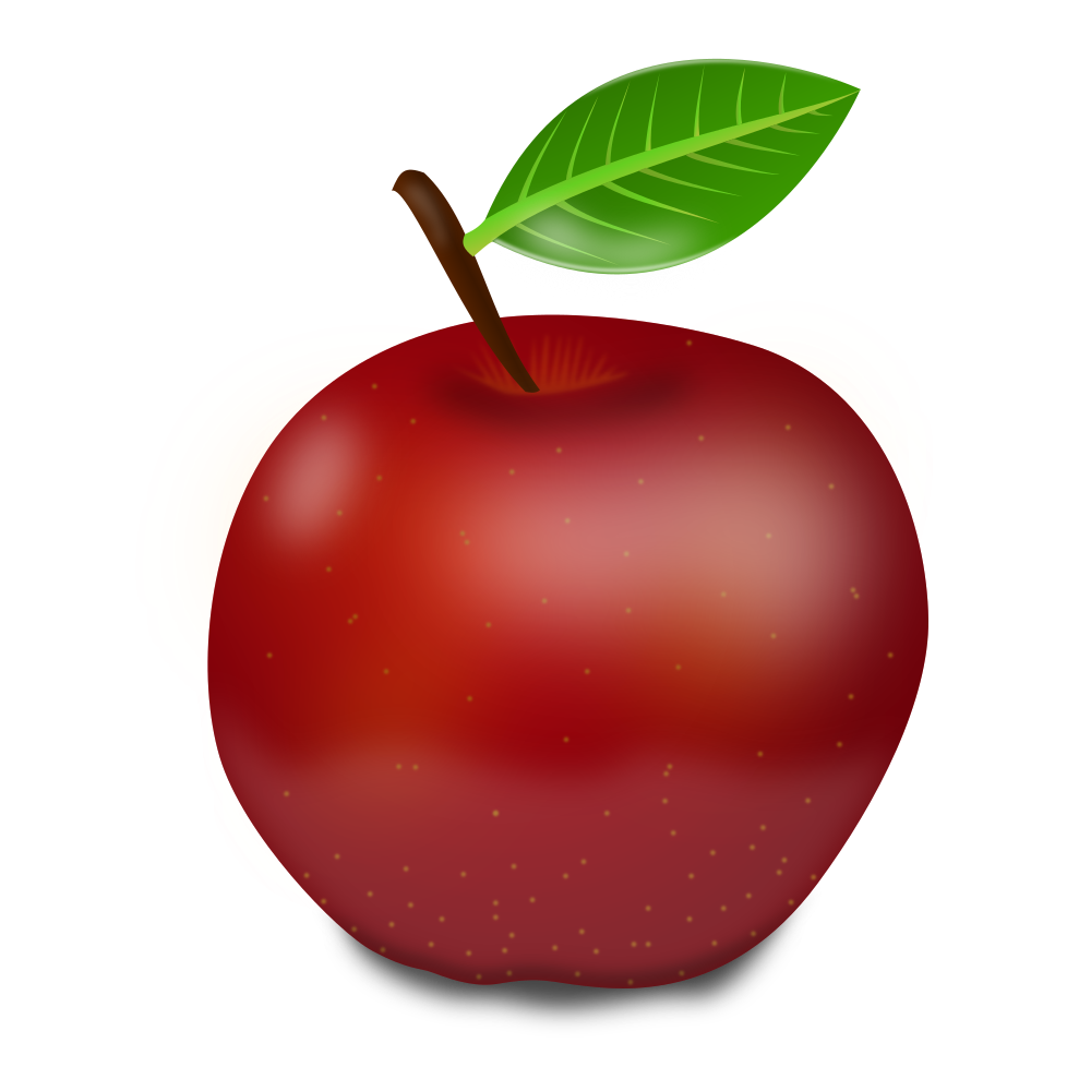 Onlinelabels Clip Art Red Apple